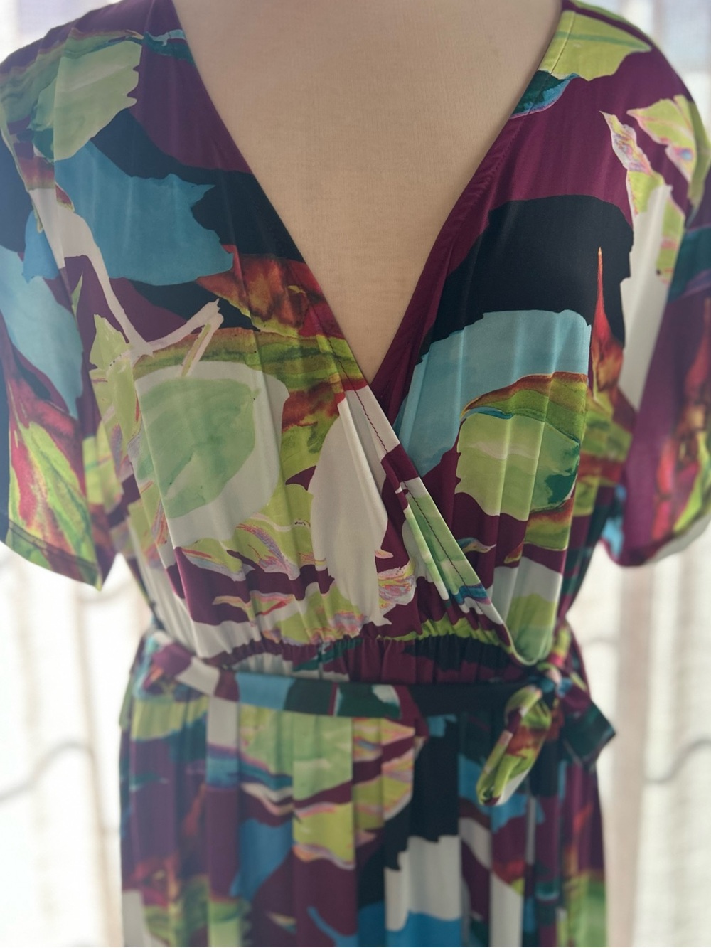 Seven7 Multi-Color Abstract Maxi Dress - Picture 2 of 12